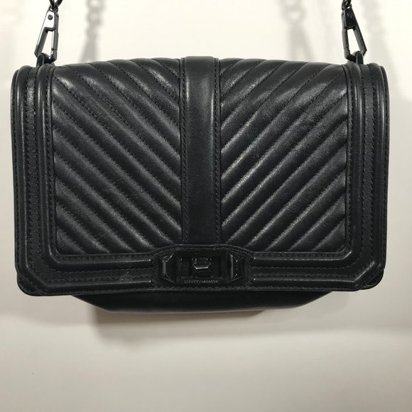 Rebecca Minkoff Chevron Quilted Love Crossbody Sm - Picture 4 of 8
